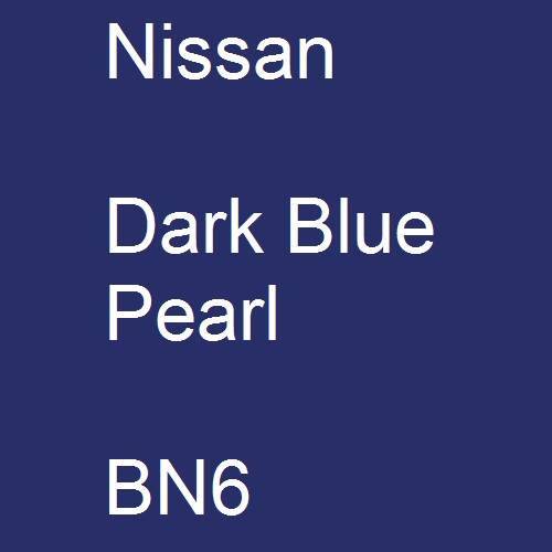 Nissan, Dark Blue Pearl, BN6.